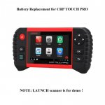 Battery Replacement for LAUNCH CRP TOUCH PRO OBD2 Scanner